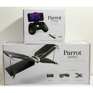 Parrot Swing Drone & Flypad Controller Bundle Black White New Sealed